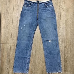 Reformation zipper jeans